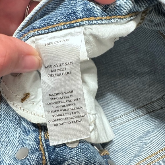 Playboy by PacSun Light Blue High Waisted Straight Leg Jeans size 26 - Picture 10 of 17